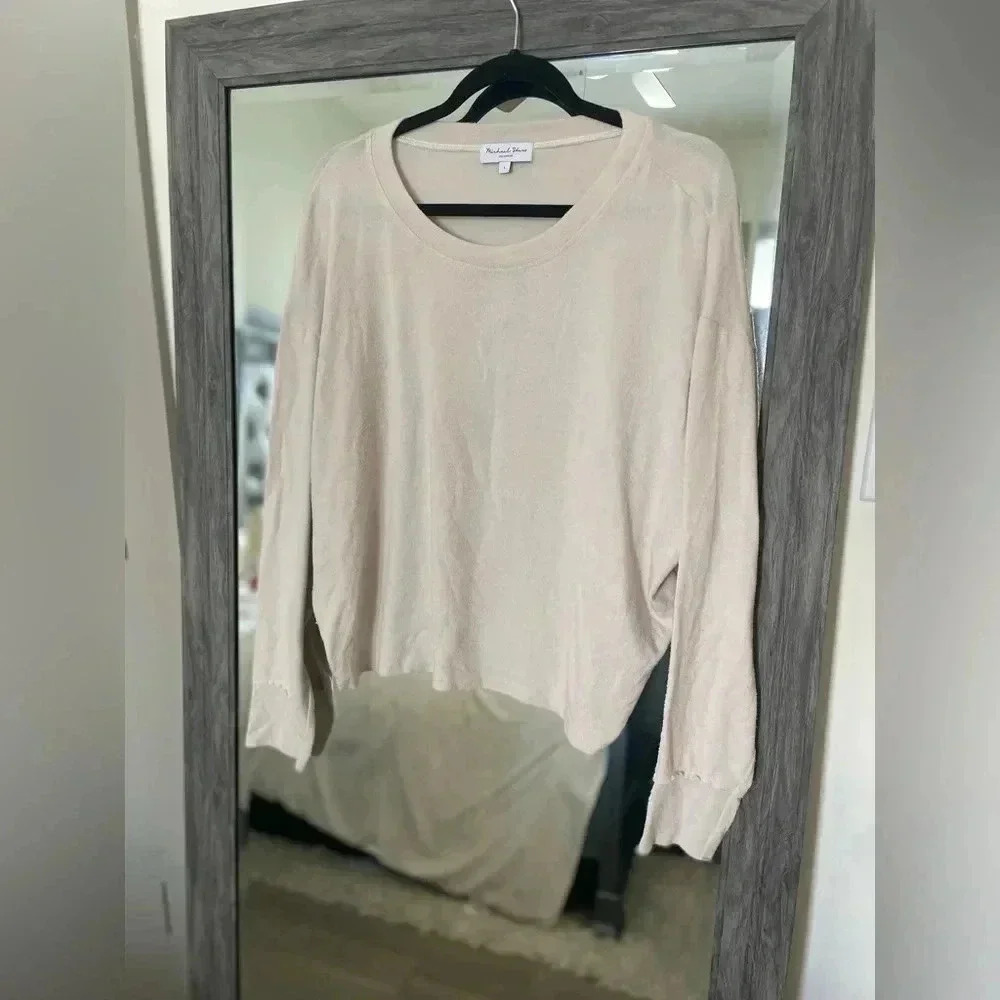 Michael star cream crew neck sweater - Picture 1 of 4